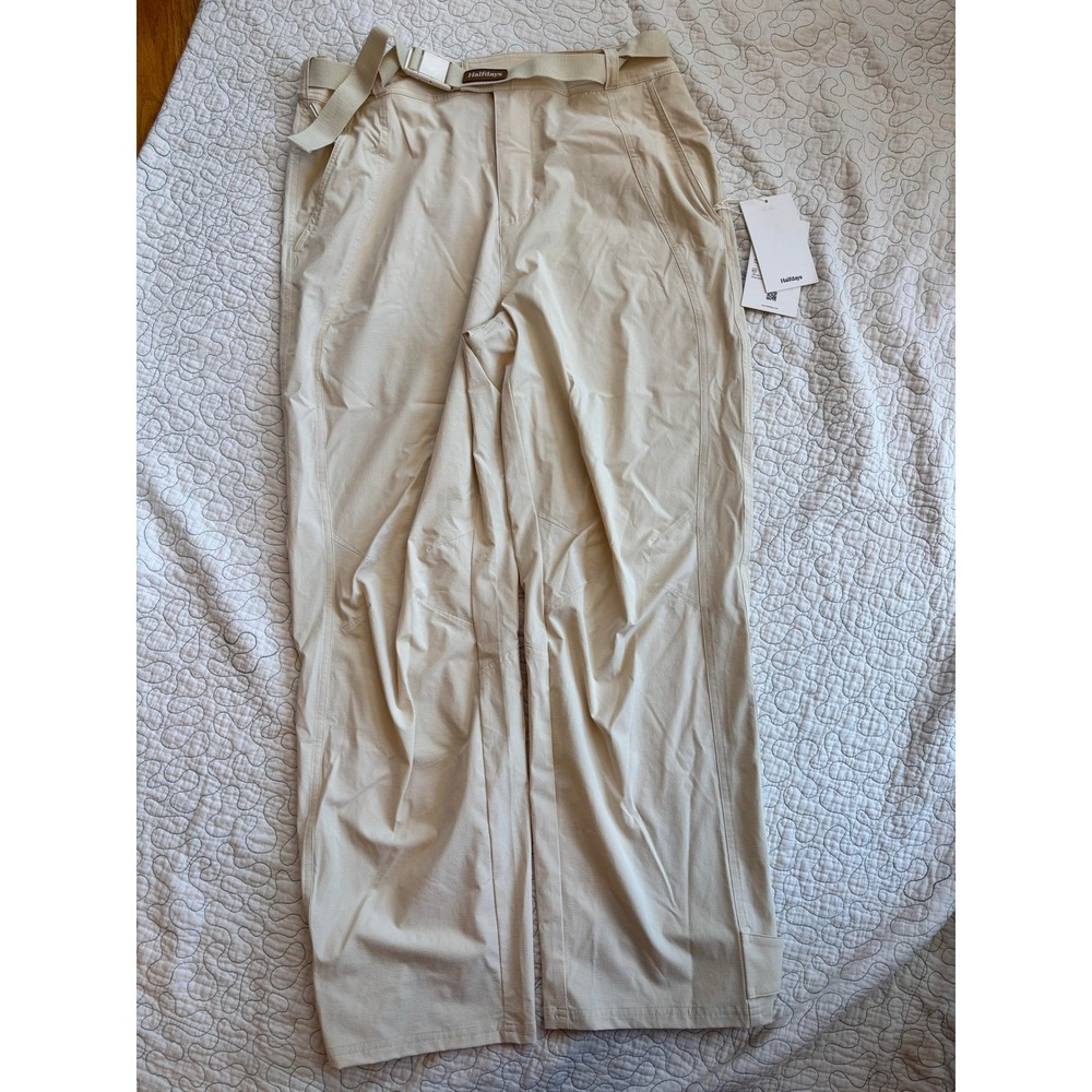 Halfdays Trail Pant Oatmilk Beige‎ Hiking Pants Womens Size XL